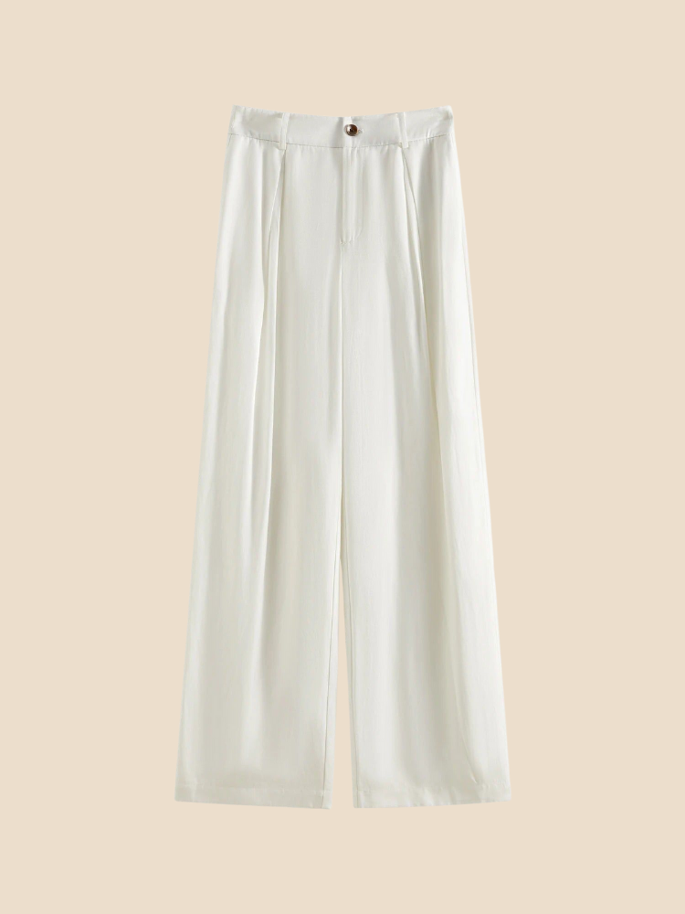 Mira – Eco Linen Wide-Leg Pants