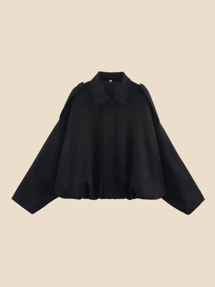 Kaia – Suede Bomber Jacket