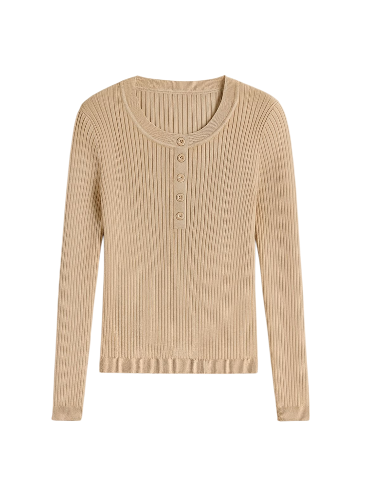 Maia - Button-Knit Sweater