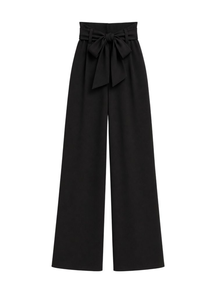 Estelle – Tie-Waist Wide-Leg Trousers