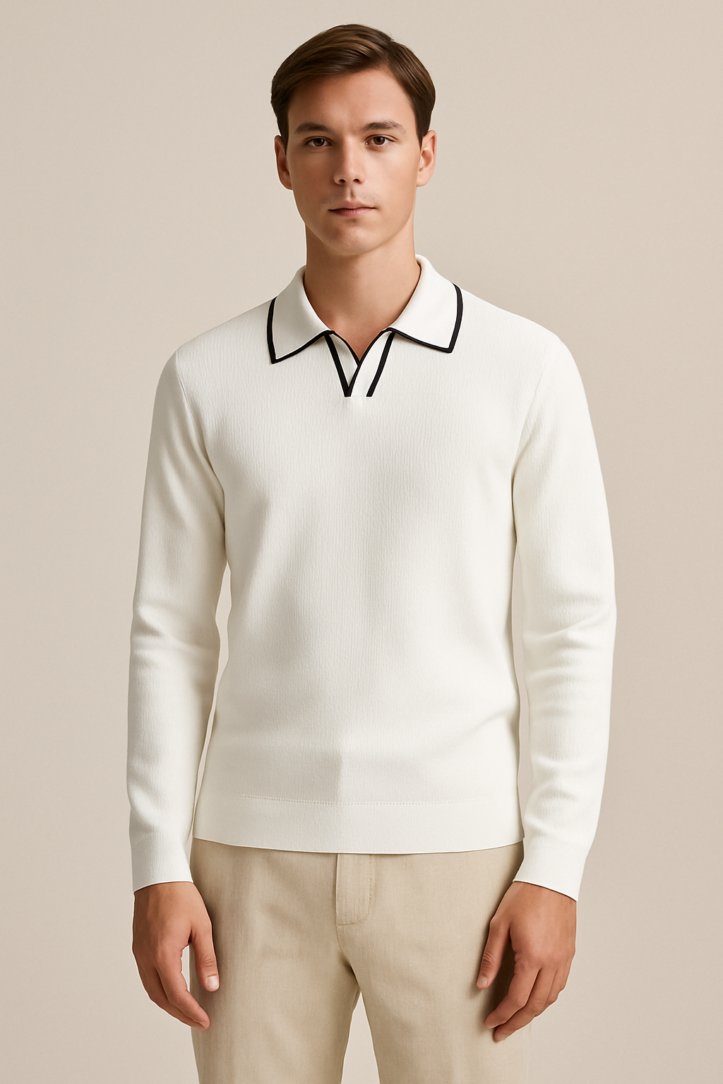 Roman - Knit Polo Sweater