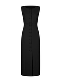 Valora – Belted Midi Tank Dress