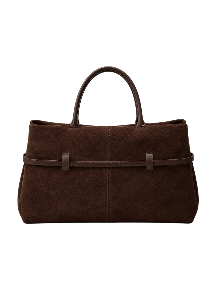 Valentina – Suede Leather Tote Bag