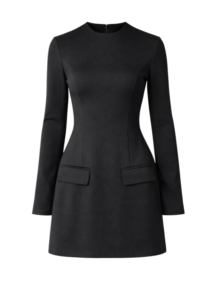 Arvella – Structured Pocket Mini Dress