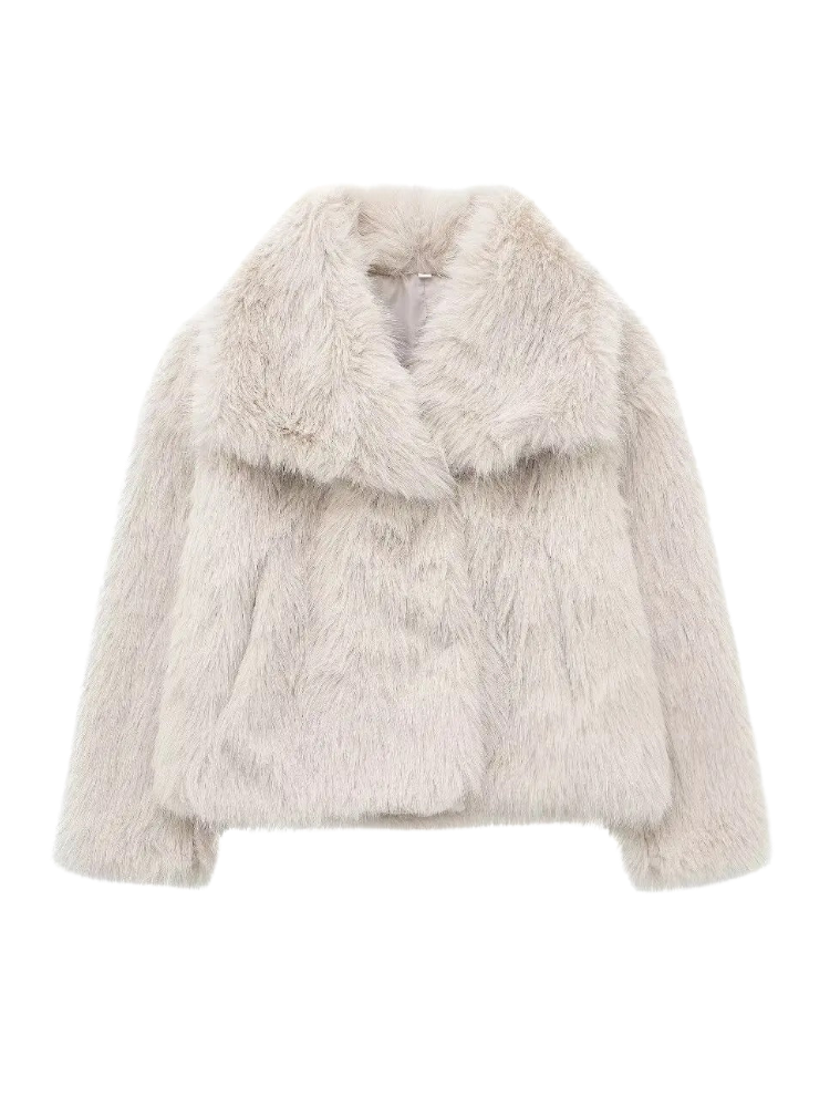 Vesper – Cropped Luxe Fur Jacket