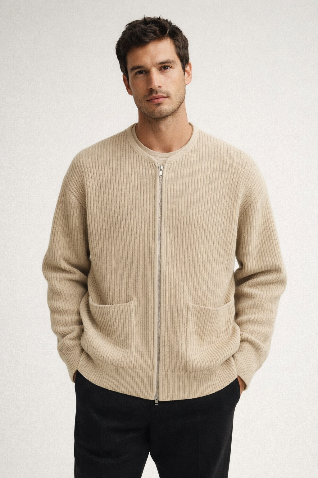 Harlow – Zip-Up Cardigan