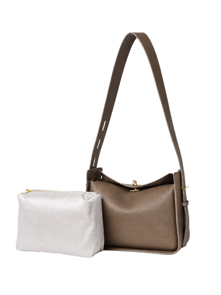 Lilo – Pebbled Leather Crossbody Bag