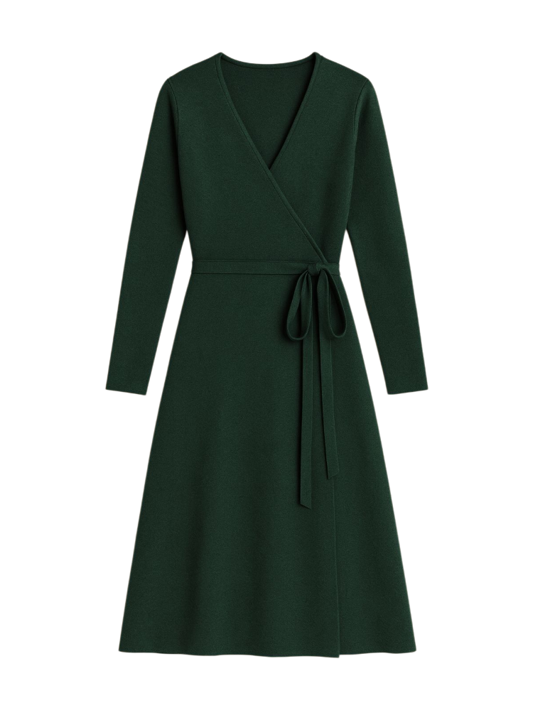 Nini - Wrap Knit Dress