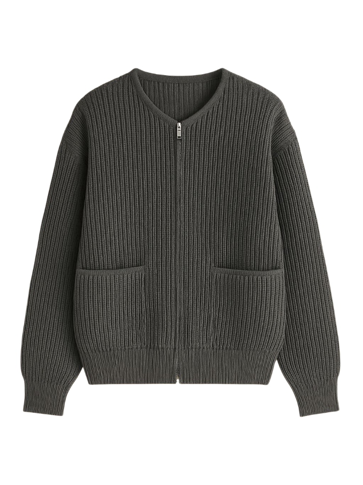 Harlow – Zip-Up Cardigan