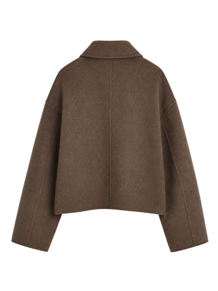 Bianca – Cropped Wool-Blend Jacket