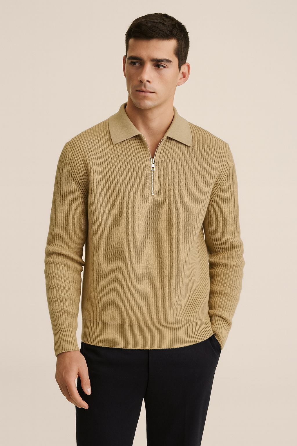 Brume – Knit Quarter-Zip Sweater