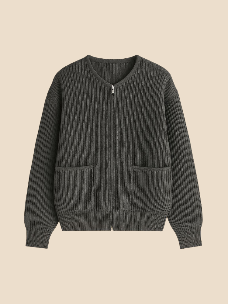 Harlow – Zip-Up Cardigan