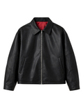 Calder – Leather Look Zip Jacket