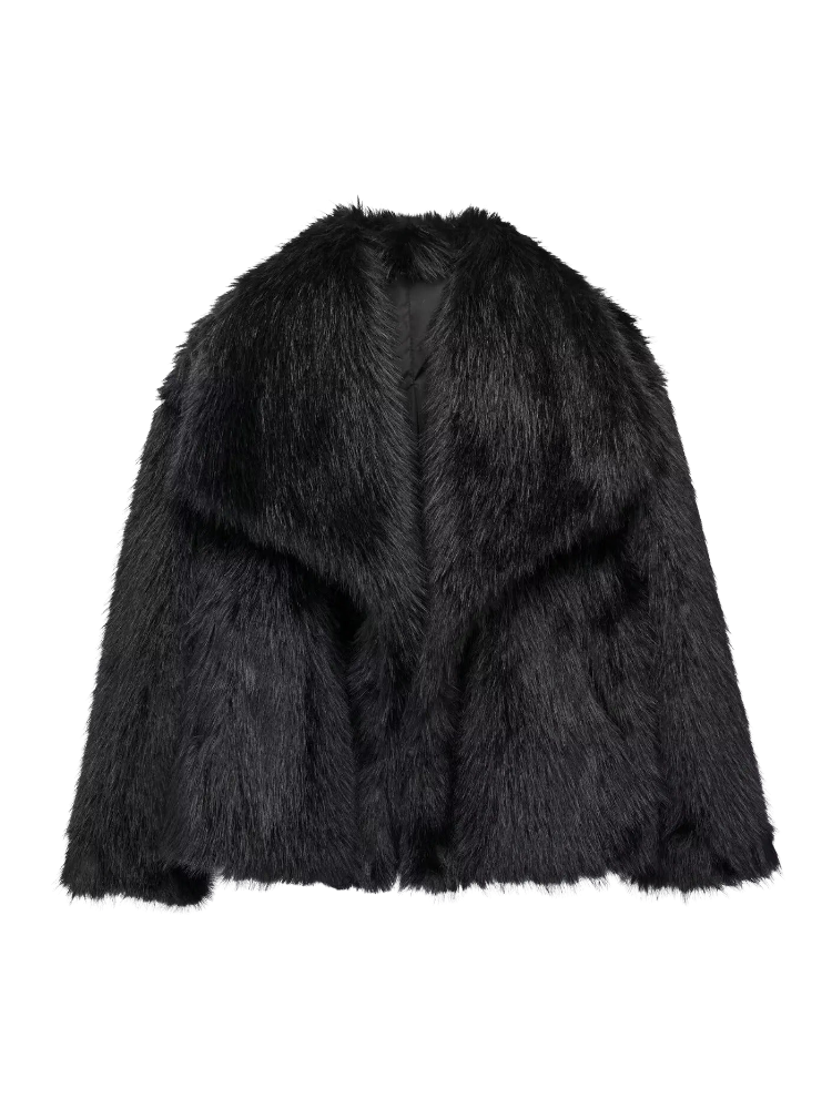 Vesper – Cropped Luxe Fur Jacket