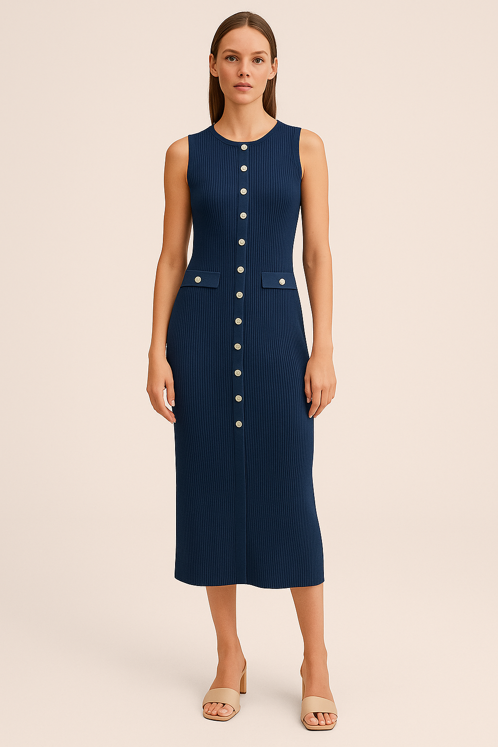 Serra – Knit Maxi Pocket Dress