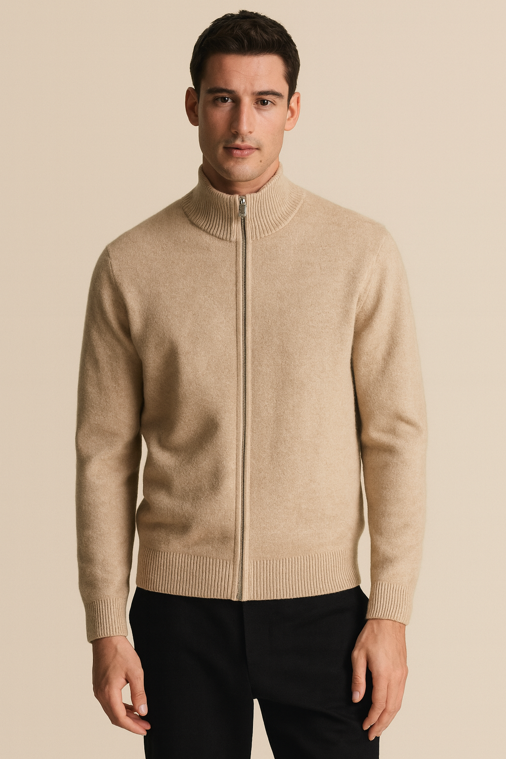 Oro - Merino Zip Cardigan