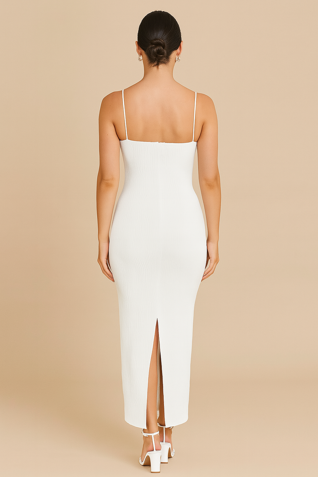 Mireya – Ruched Bodycon Split Dress
