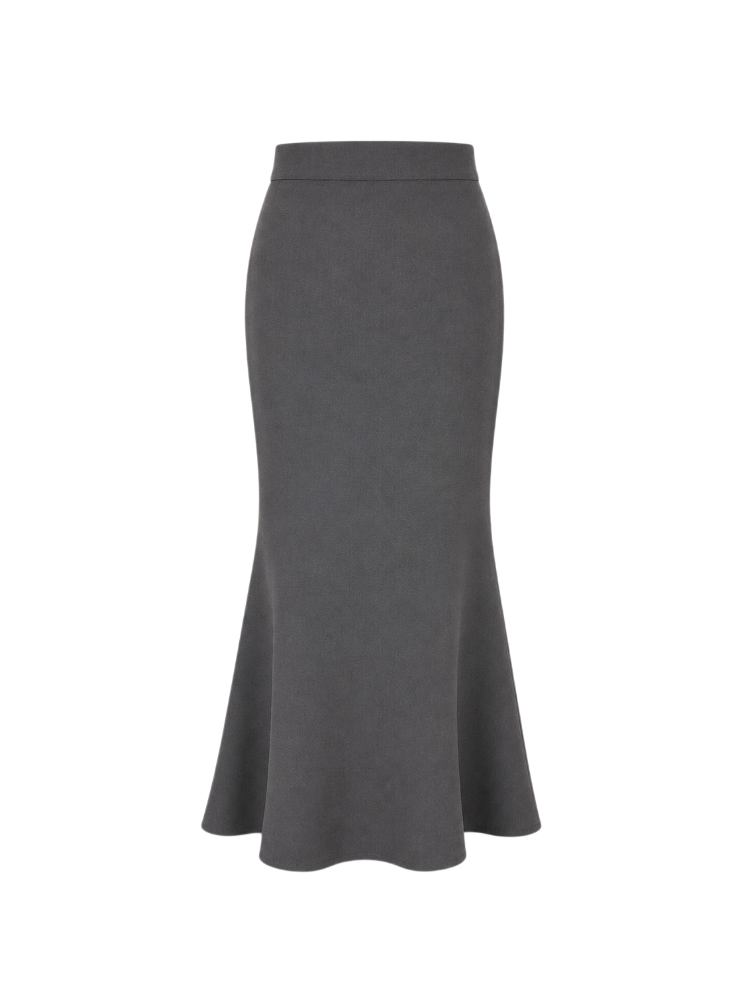 Serena – Tailored Fishtail Maxi Skirt
