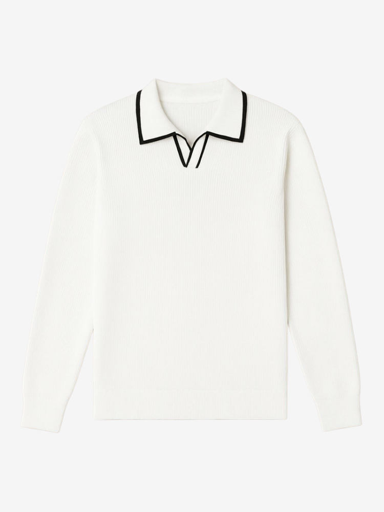 Roman - Knit Polo Sweater