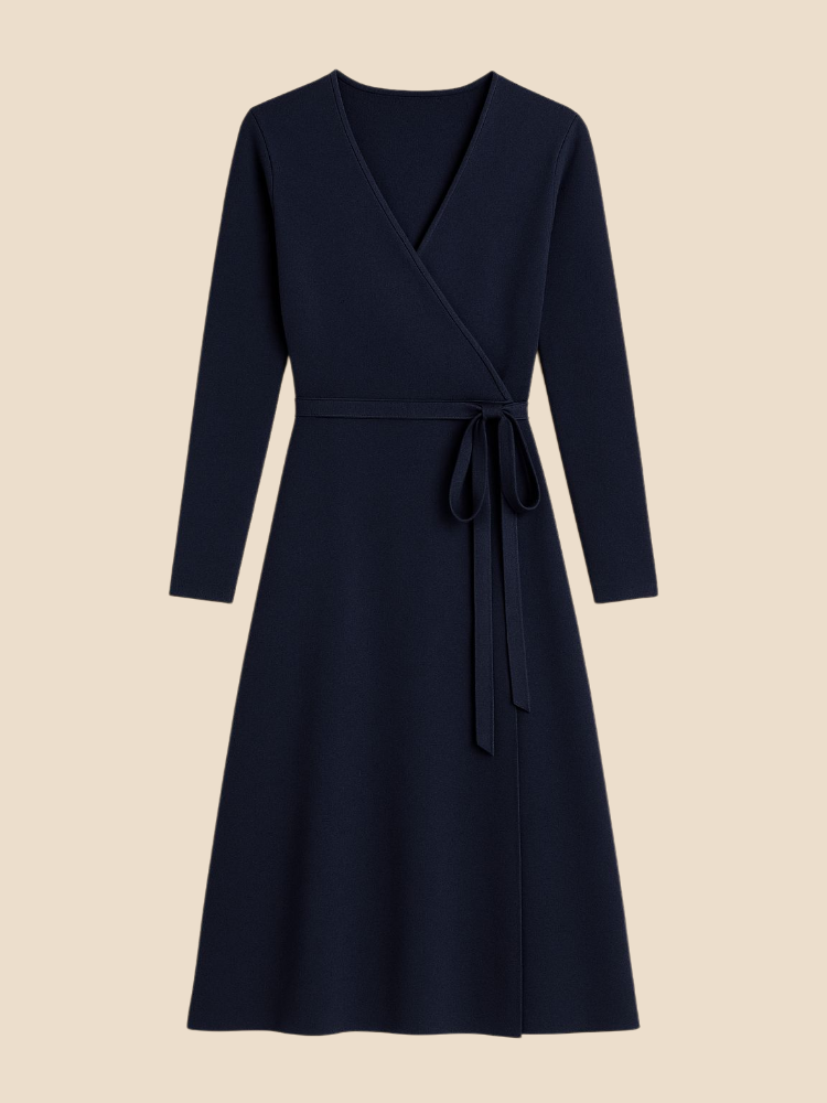 Nini - Wrap Knit Dress