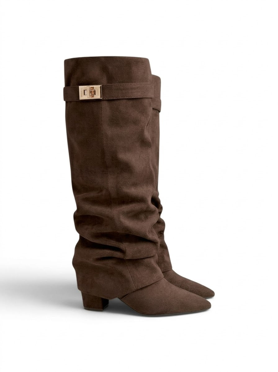 Morano – Slouchy Suede Knee-High Boots