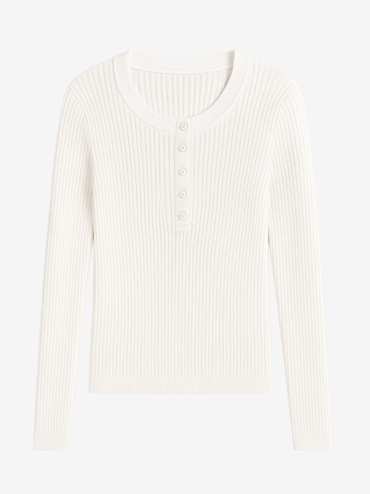 Maia - Button-Knit Sweater