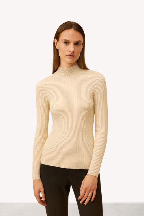 Aria - Mock-Neck Sweater