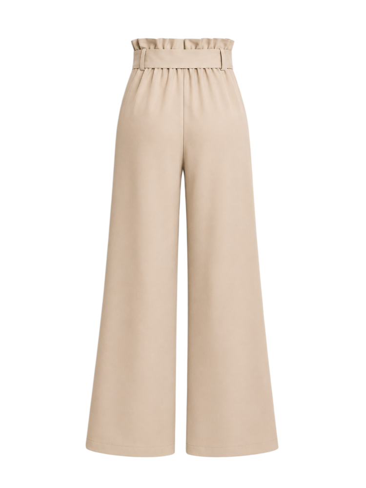 Estelle – Tie-Waist Wide-Leg Trousers