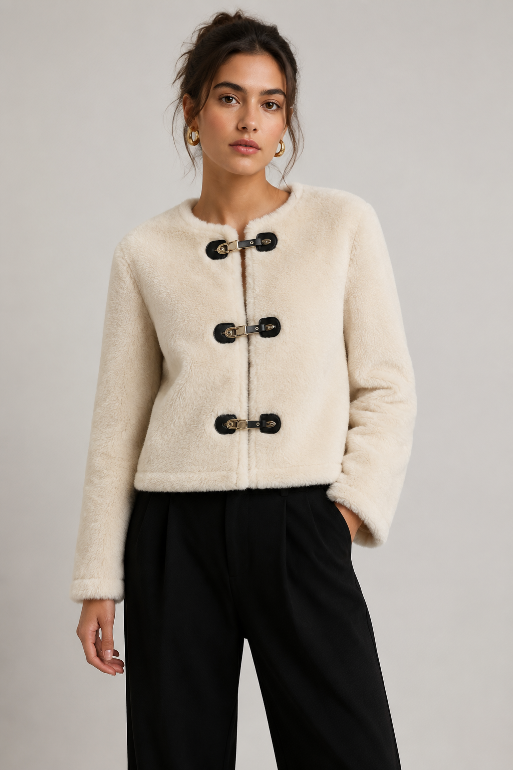 Luma – Toggle Fur Jacket