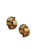 Sienna – Textured Knot Statement Earrings
