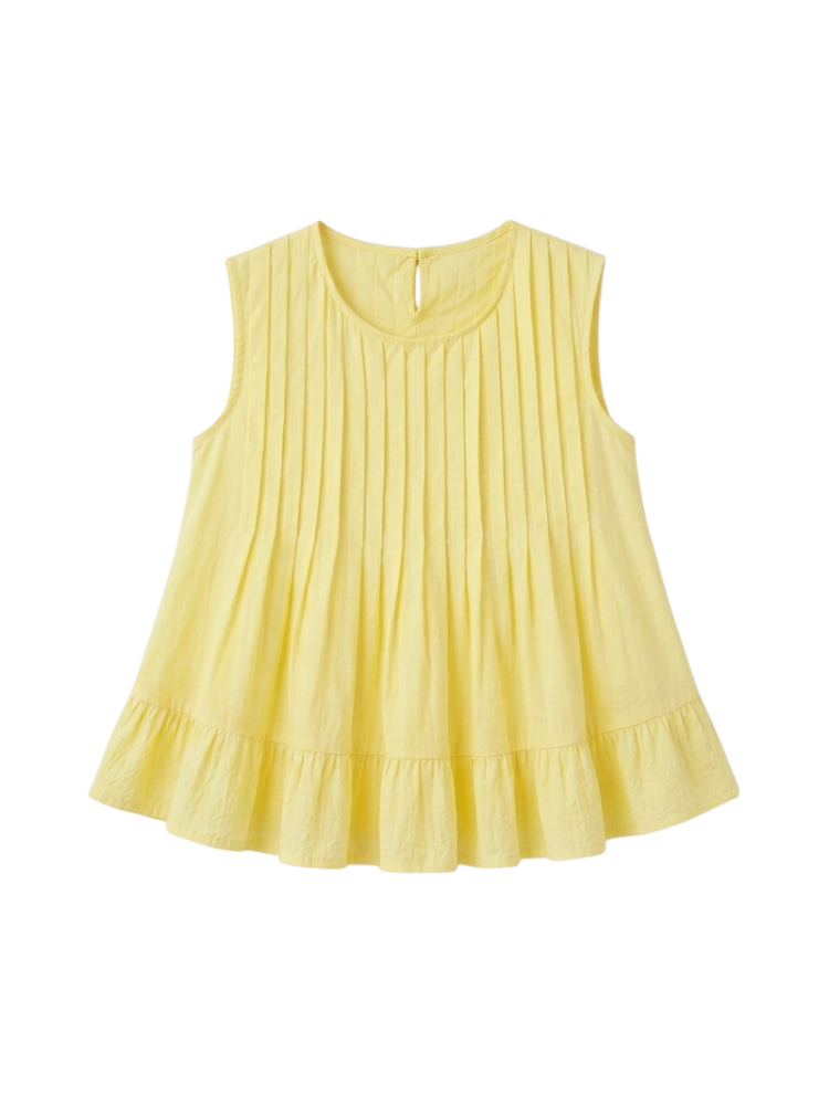 Fiamma – Ruffle Hem Sleeveless Top