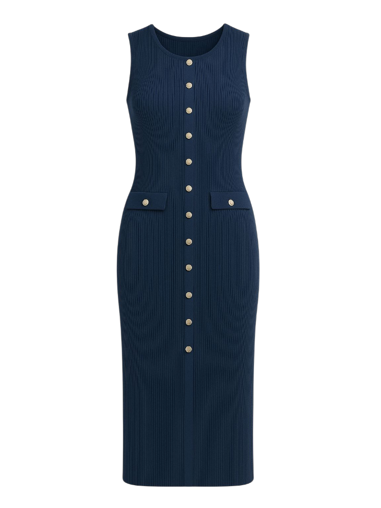 Serra – Knit Maxi Pocket Dress