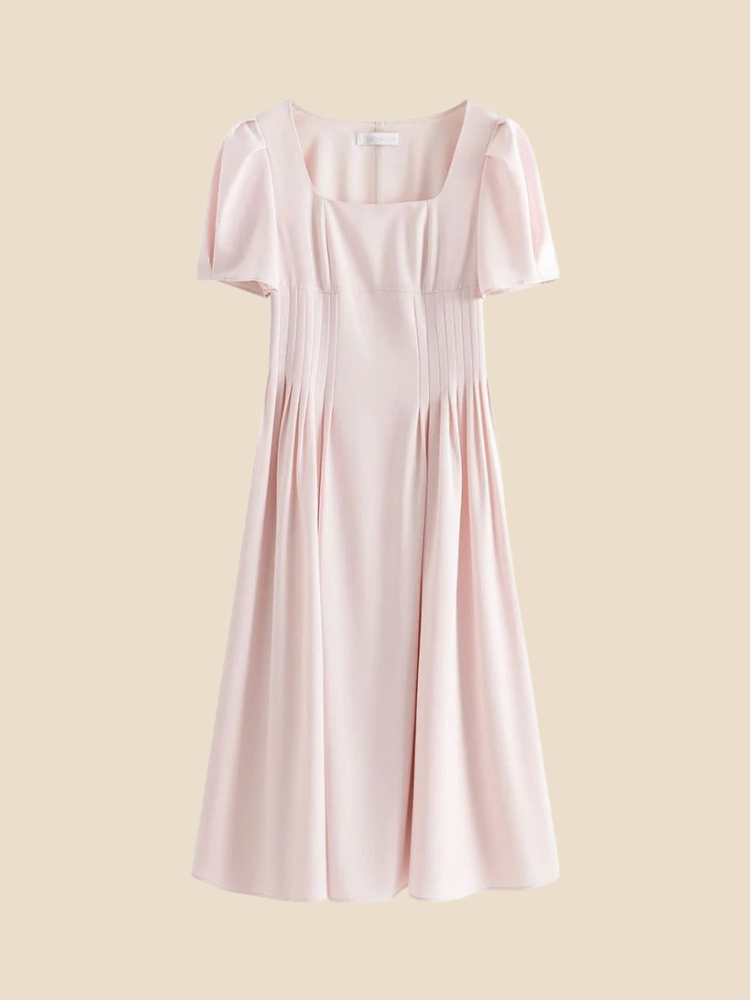 Eloise – Puff Sleeve Midi Dress