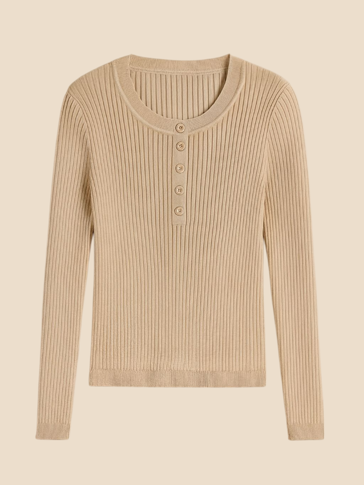 Maia - Button-Knit Sweater
