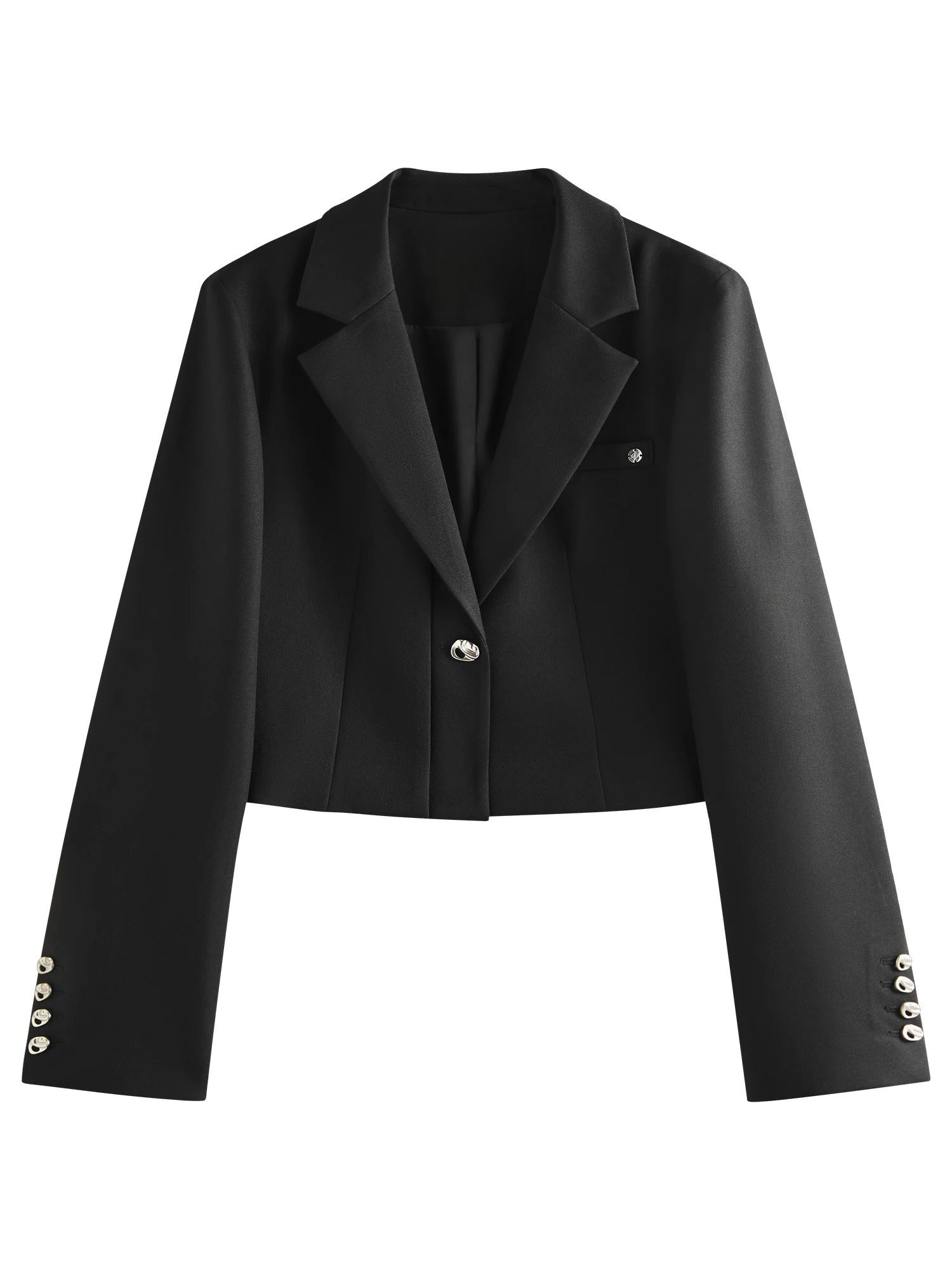 Noiré – Cropped Tailored Blazer