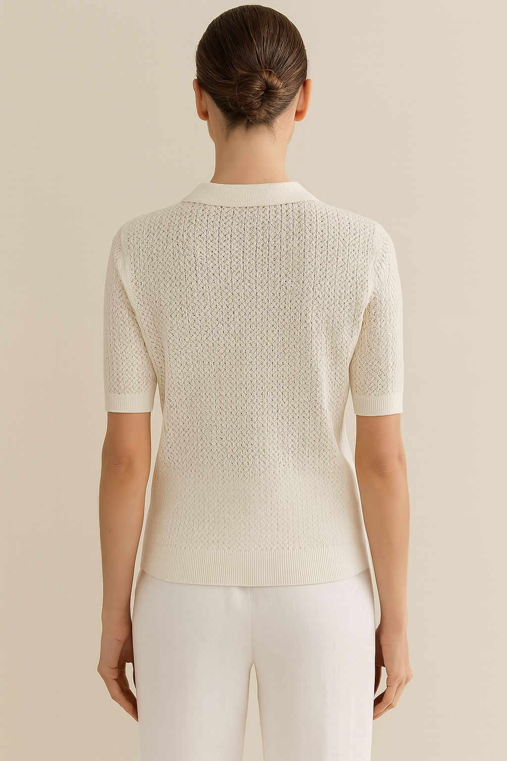 Elara - Knit Lapel Top