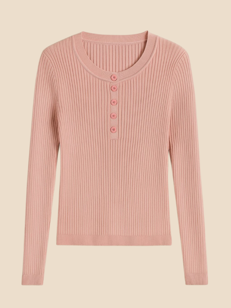 Maia - Button-Knit Sweater