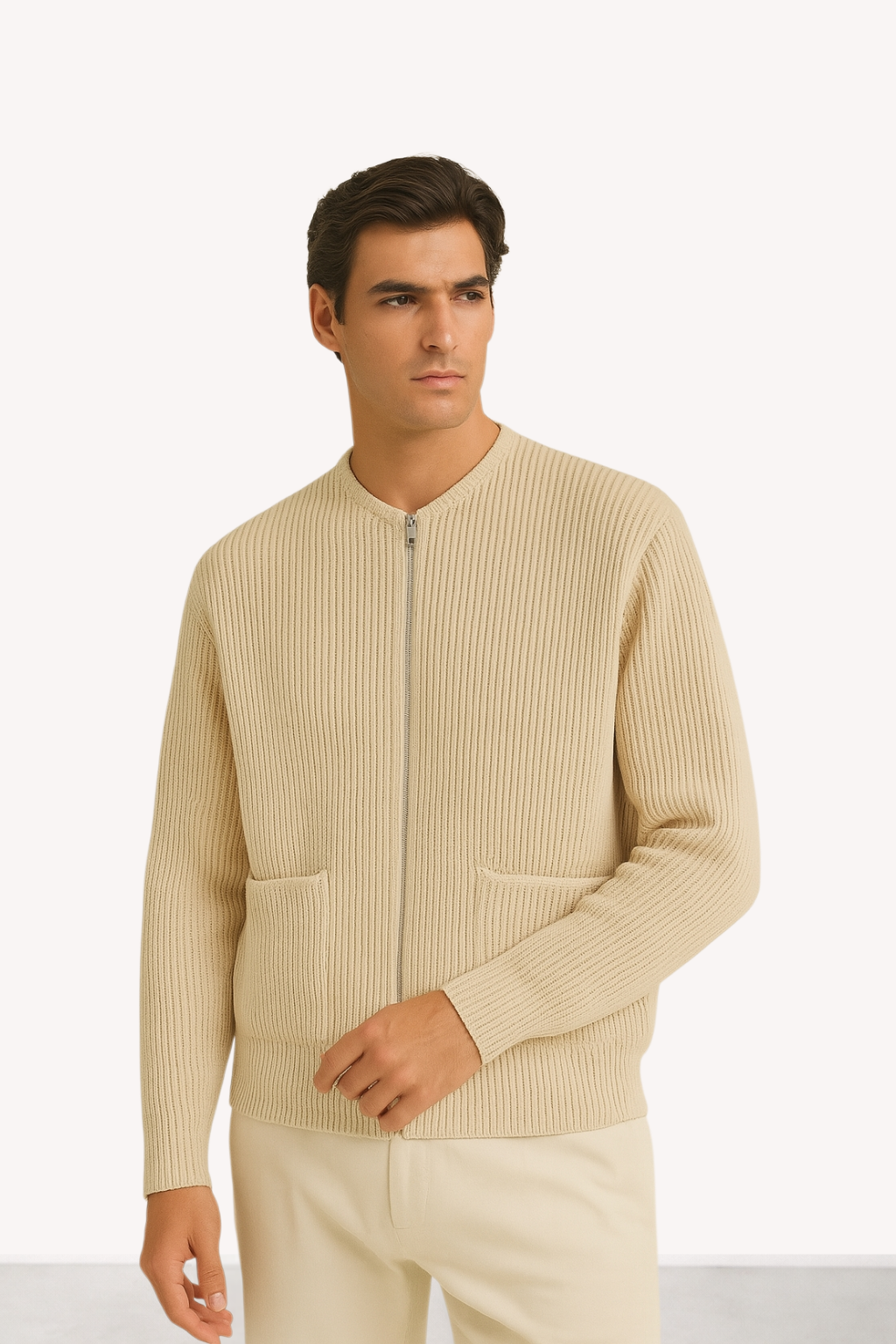 Harlow – Zip-Up Cardigan