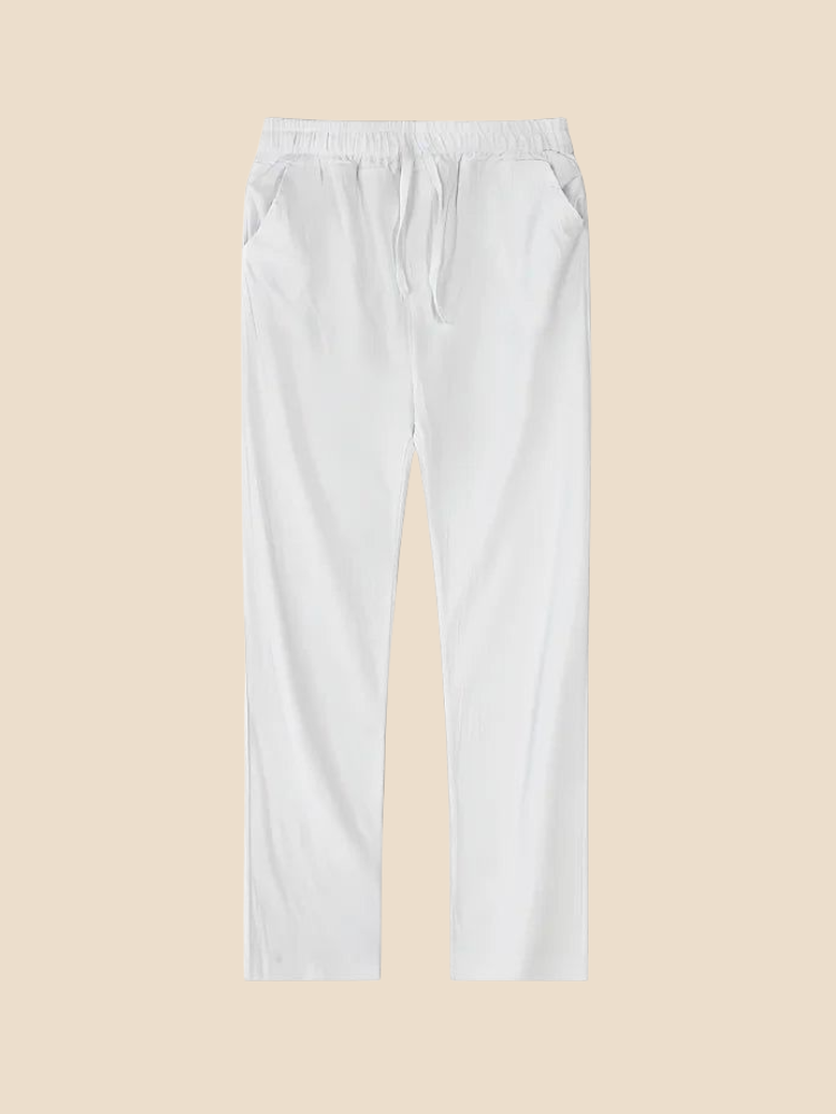 Enzo - Cotton Linen Jogger Pants