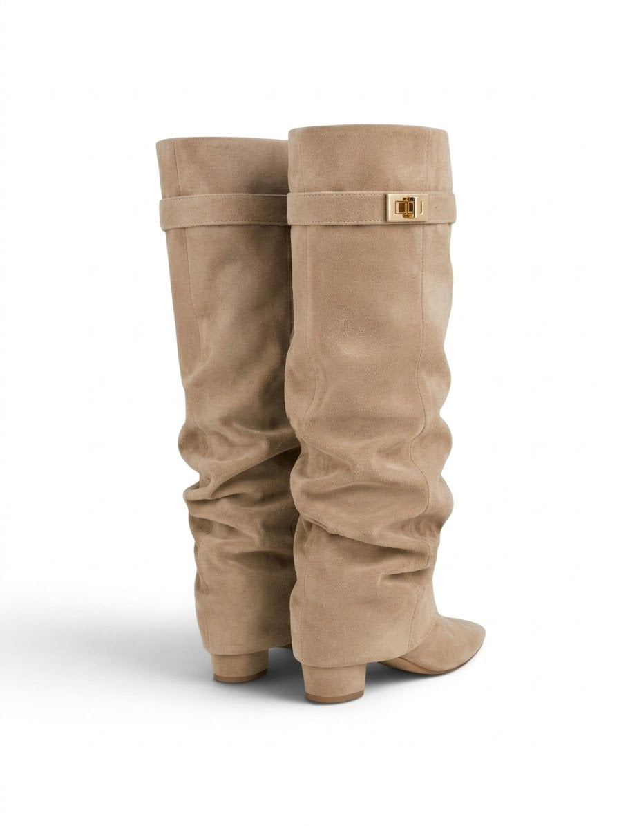 Morano – Slouchy Suede Knee-High Boots