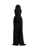Serenya – Sculpted Split Maxi Dress