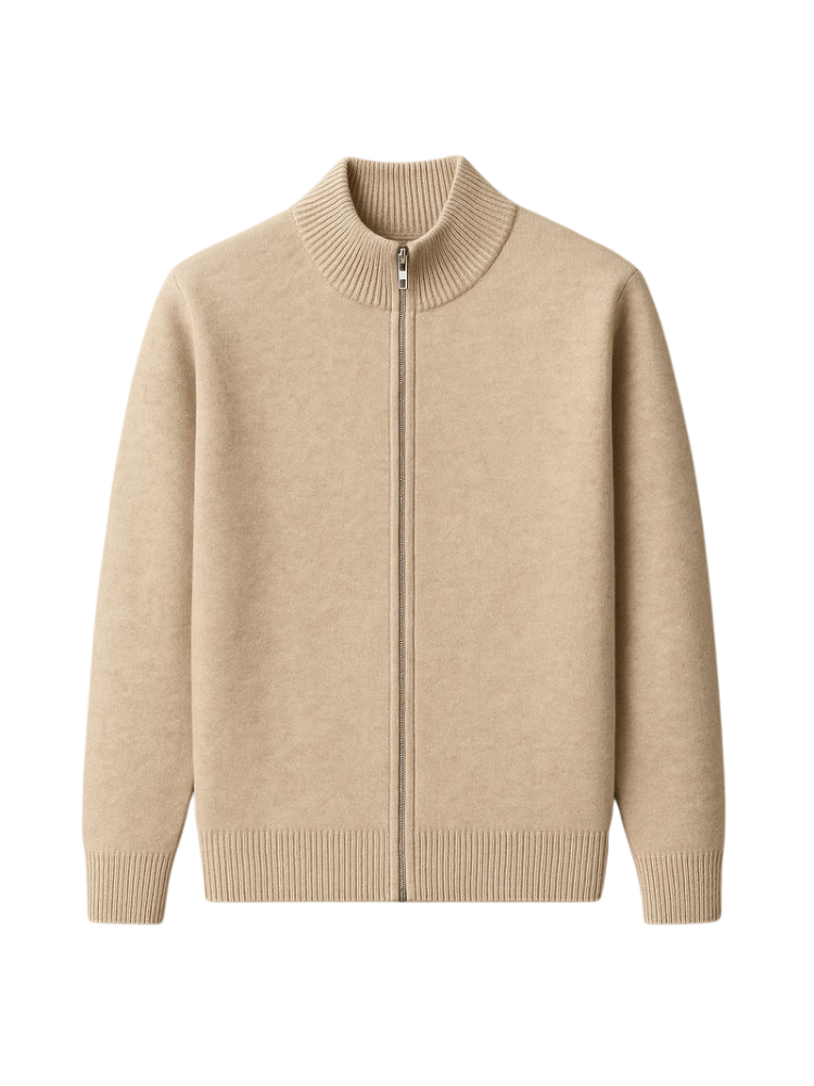 Oro - Merino Zip Cardigan