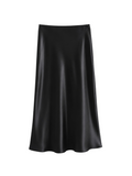 Celeste – Satin Column Maxi Skirt