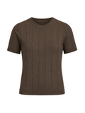 Luca – Textured Knit Crew Neck T-Shirt